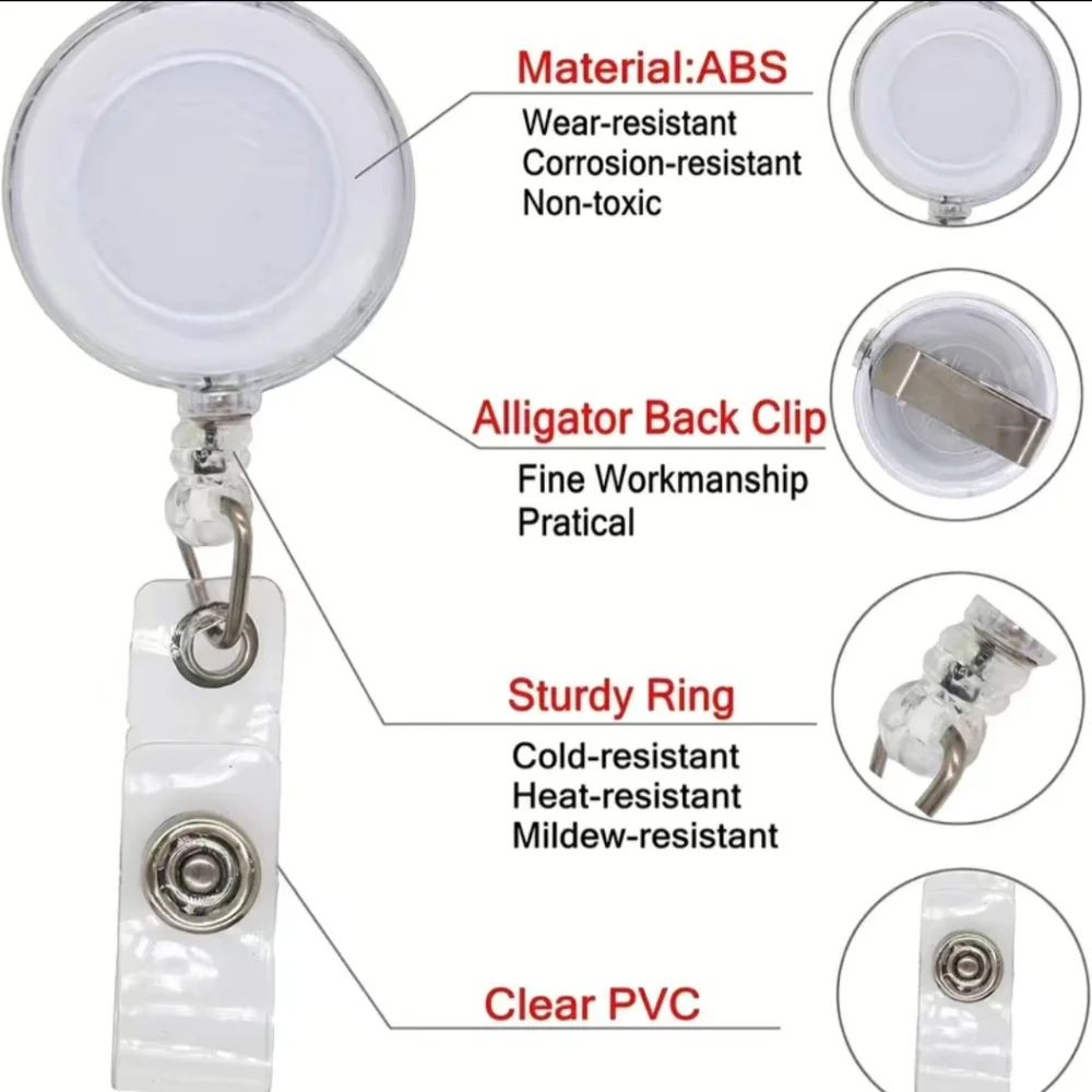 New Nurse Retractable Badge Reel Holder